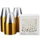 The Essential Essential Concierge Stylish GoldRimmed Plastic Cups 9 oz 100 Disposable with Gold Napkins