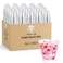 Lilymicky 1000 Pack 9 oz Clear Plastic Cups 9 Ounce Disposable Plastic Drinking Cups Crystal Clear for Parties Ceremonies Events