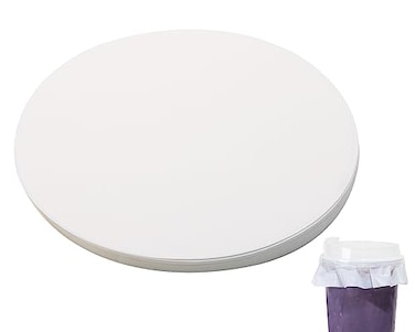 ONLYKXY White LeakProof Cup Cap Lid Liners Round Sealing Paper Pads Waterproof Spill Proof Paper for Plastic Drink Milk Tea Coffee Beverage Cup Leak Proof Film Sealing Film250 15cm59inch