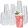 RACETOP 500 pack 9 oz Disposable Plastic Cups Clear Plastic Cups Tumblers Disposable Cups Bulk Transparent for Wedding Thanksgiving Birthday Halloween Christmas Party