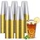 YOUTHSHIP 100 Pcs 16 Oz Disposable Plastic Gold Rimmed Elegant Cups for Wedding Birthday Baby Shower Parties