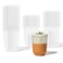 TOSSWARE NATURAL Arc Plant Based Clear Cold Cups 16 oz Plastic Alternative for Parties Bachelorettes Weddings Recyclable Set of 50