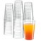 PLASTICPRO Disposable 12 oz Crystal Clear Plastic Tumblers for Partys Weddings pack of 100