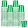 Roshtia 100 Pack 2 oz Plastic Shot Cups Mini Disposable Shot Glasses 2 oz Wedding Party Cups for Bridal Shower Wedding Party Beer Taste Serving SnacksGreen