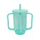 Qancesd Adult Sippy Cups for Elderly 12oz Sippy Cup with 2 Handles No Spill Cups for Adults Straw Cups Dysphagia Cups for Disabled Patients