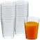 Kaya Crystal 10oz Clear Plastic Cups 25 Disposable for Wine Beverages Elegant Cocktail Cups for Wedding Party Everyday Use