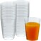Kaya Crystal 10oz Clear Plastic Cups 25 Disposable for Wine Beverages Elegant Cocktail Cups for Wedding Party Everyday Use