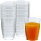 Kaya Crystal 10oz Clear Plastic Cups 25 Disposable for Wine Beverages Elegant Cocktail Cups for Wedding Party Everyday Use