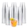 JOLLY CHEF 100 Pack Clear Plastic Cups 9 oz Crystal PET Party Cups Classic Clear Disposable Wine Cup for Wedding Thanksgiving Birthday Halloween Christmas Party