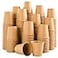 Clawsoff 300 Pack 3 oz Paper Cups Disposable Kraft Small Bathroom Cups 3 Ounce HotCold Beverage Cups for Home Kitchen Party
