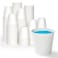 LITOPAK 1000 pack 3 oz Paper Cups White Disposable Bathroom Cups Mini Paper Cups for Parties Picnics Barbecues Travel and Event