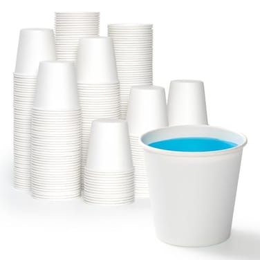 LITOPAK 1000 pack 3 oz Paper Cups White Disposable Bathroom Cups Mini Paper Cups for Parties Picnics Barbecues Travel and Event
