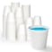 LITOPAK 1000 pack 3 oz Paper Cups White Disposable Bathroom Cups Mini Paper Cups for Parties Picnics Barbecues Travel and Event