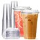 Aatriet 24 oz Clear Plastic Cup s with StrawlessSipLids 25 Sets Disposable Cups Plastic Iced Coffee Cup s To Go Cups with Sip Through Lids for Smoothie Milkshake Cold Drinks for Party Wedding Event