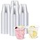 BYSNOW 250 Pack 9 oz Clear Plastic Cups Disposable Cups for Party Sturdy Food Safe Plastic Wine Cups for Cocktail Juice Punch 9oz 250pack
