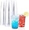 BYSNOW 100 Pack 12 oz Clear Plastic Cups Disposable Wine Cups for Cocktail Party Polystyrene Hard Plastic Cup with Higher Heat Resistance12oz 100count