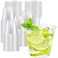 Lamosi 100 Pack 9 oz Clear Plastic Cups Disposable Cups Wine Cocktail Punch Sturdy Food Safe Plastic Cup for Party Wedding