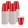 Lilymicky 240 Pack 12 oz Disposable Plastic Cups Red Party Plastic Cups for Parties Picnics and BBQ