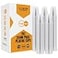 Turbo Bee 2500Pack 7oz Plastic Cups DisposableDrinking Cups Clear Plastic Tumblers for Birthday Parties Picnics Ceremonies and Weddings