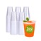 RACETOP 500 Pack 3 oz Plastic Cups Bathroom Cups Disposable 3 oz 3 Ounce Small Water CupsClear Mouthwash Cup for Tasting Drinking and Party
