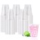 BYSNOW 12 oz Clear Plastic Cups 300 Count Bulk PP Clear Plastic Cups for Party with Higher Heat Resistance Suit for Hot Beverages Soda Juice 12oz 300count