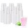 BYSNOW 12 oz Clear Plastic Cups 300 Count Bulk PP Clear Plastic Cups for Party with Higher Heat Resistance Suit for Hot Beverages Soda Juice 12oz 300count