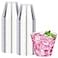 RACETOP 9 oz Clear Plastic Cups 100 packs Disposable Plastic Party Cups Tumblers Cocktail Cups Perfect for Parties Wedding and Events