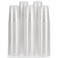 BZOM Clear Plastic Party Cups 100 Pack 8 Oz Each