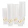 Lingringdcy 100 Monogrammed Cups Disposable Initial Plastic Cup 12 oz Wedding Personalized Cup for Wedding Reception Baby Shower Birthday PartyLetter B