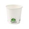 BIOZOYG Paper Cups 50 Pack 4 oz Coffee Cups White Disposable Cups Biodegradable Waterbased Barrier To Go Cups Solo Cups with EcoIcons for Coffee Water Ice Tea