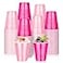 KesaPlan 100 PCS 12 OZ Plastic Cups Party Cups Light Pink and Hot Pink Cups Disposable Drinking Cup Bulk For Bachelor Party Valentines Galentines Day Wedding Birthday Picnic Festive Celebrations