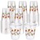 Hushee 60 Pcs Floral Cups with Spring Summer Fall Flower 16 oz Wildflowers Plastic Disposable Drinking Cups for Summer Spring Autumn Birthday Baby Shower Party SuppliesBoho Flower