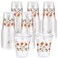 Hushee 60 Pcs Floral Cups with Spring Summer Fall Flower 16 oz Wildflowers Plastic Disposable Drinking Cups for Summer Spring Autumn Birthday Baby Shower Party SuppliesBoho Flower