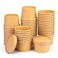 Giwrmu 8 Oz Paper Soup Containers with Lids 50 Pack Kraft Biodegradable Ice Cream Cups Disposable Paper Soup Cups Microwave Safe Party Cups Eco Friendly Alternative to Plastic Containers