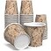 Sheriffdrink 6 oz Paper Cups for Coffee and Tea Decorated Office Disposable Water Paper Cups