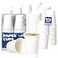 Fit Meal Prep 200 Pack 8 oz Disposable Paper Coffee Cups Premium White Hot Cups for HotCold Beverage Durable Thickened Paper Cup Bulk for Party Office Bussines Home Bistros Daily Use