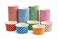 Worlds Paper Ice Cream Cups Polka Dot Paper Yogurt Cups 6OZ Mix 50 pack