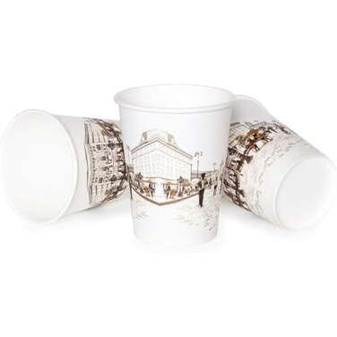 Sheriffdrink SheriffDrink 4 oz Paper Cups 50 Count Printed Paper Cups Small Bathroom Cups Disposable Mouthwash Cups Espresso Cups Mini Cup for Coffee Tea Water Snack