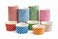 Worlds Paper Ice Cream Cups Polka Dot Paper Yogurt Cups 12OZ Mix 50 pack