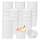 Hedume 75 Pack Ice Cream Cups with 75 Pack Lids 8 oz Disposable Paper Dessert Bowls for Hot and Cold Food Soup Sundae Frozen Yogurt