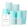 Huaiid 100 Pack 3 oz Paper Cups Bathroom Paper Cups Mouthwash Cups for Snack Espresso Perfect for Home Condos Rvs Campers Blue