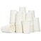 RACETOP Disposable Paper Coffee Cups 12 oz 100 Pack12 oz White Hot Coffee Paper Cups Thickened Paper Style