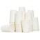 RACETOP Disposable Paper Coffee Cups 12 oz 100 Pack12 oz White Hot Coffee Paper Cups Thickened Paper Style