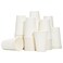 RACETOP Disposable Paper Coffee Cups 12 oz 100 Pack12 oz White Hot Coffee Paper Cups Thickened Paper Style