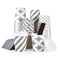 LITOPAK 100 Pack 10 oz Paper Coffee Cups with Lid Sleeve and Straws Four Designs of Disposable Hot Coffee Cups for Home Stores and Cafes