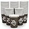 LITOPAK 400 Pack 8 oz Paper Cups Brown Disposable Hot Coffee Cups for Party Picnic Travel and Events