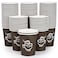LITOPAK 400 Pack 8 oz Paper Cups Brown Disposable Hot Coffee Cups for Party Picnic Travel and Events