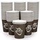 LITOPAK 400 Pack 8 oz Paper Cups Brown Disposable Hot Coffee Cups for Party Picnic Travel and Events
