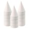 MR.FOAM MRFOAM 6 oz Snow Cone Cups 100pc White Paper Cone Cups Wax Coated Leakproof Cone Paper Cups For Water Ice Cream and Shaved Ice