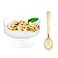 WDF 7oz Clear Dessert Cups Disposable 96 Pack Dessert Cups With Mini Gold Spoons Plastic Parfait Cups Medium to Large 48 Ice Cream Plastic Cups 48 Gold Tasting Spoons for Party Thanksgiving